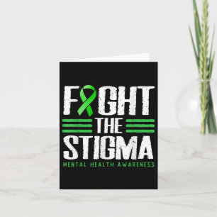 Bekämpfung von Stigma - grünes T-Shirt von Lissabo Karte