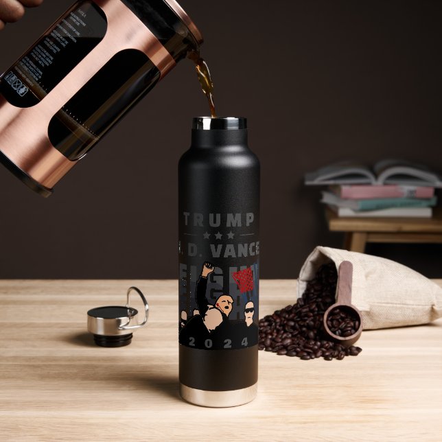 BEKÄMPFUNG VON TRUMP VANCE 2024 TRINKFLASCHE (Kaffee)