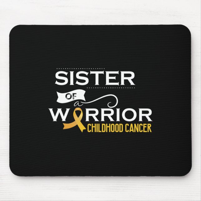 Bekannte Krebserkrankungen im Kindesalter Schweste Mousepad (Vorne)