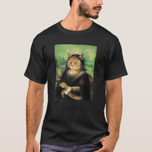Bekannte Niedliche Katzen Kunstwerk Leonardo Da Ca T-Shirt