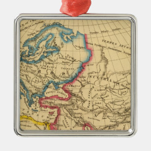 Bekannte Weltveterane Silbernes Ornament
