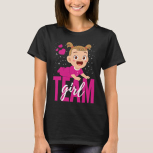 Bekanntgabe des Geschlechts Team Girl Baby Party R T-Shirt