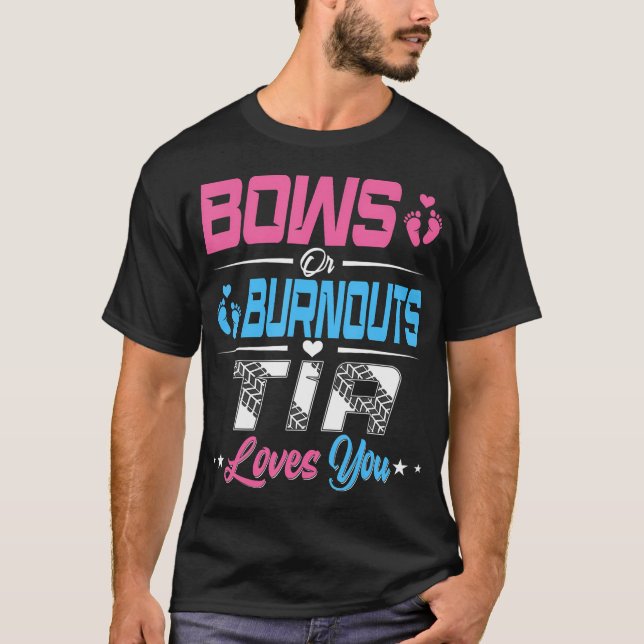 Bekanntgabe des Party von Ausschreibungen oder Bow T-Shirt (Vorderseite)