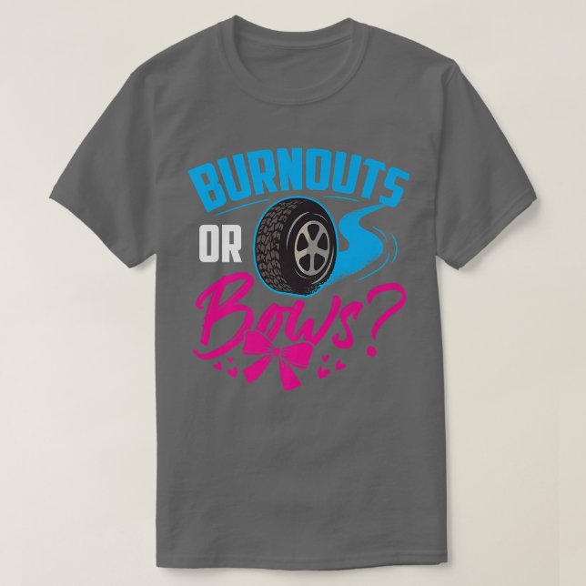 Bekanntgabe von Ausfällen oder Bows Gender Reveal  T-Shirt (Design vorne)