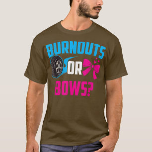 Bekanntgabe von Ausfällen oder Bows Gender Reveal T-Shirt