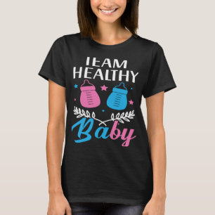 Bekanntgabe von Gender-Enthüllungen im Team Health T-Shirt