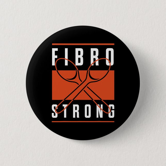 Bekanntheitsfibro-starke Grafische Spoons Button (Vorderseite)