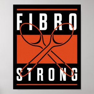 Bekanntheitsfibro-starke Grafische Spoons Poster