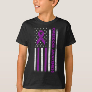 Bekanntheitsflagge Lila Multifunktionsleiste Erhol T-Shirt
