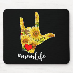 Bekanntheitsgrad der Gebärdensprache Sonnenblumen Mousepad