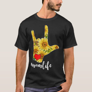 Bekanntheitsgrad der Gebärdensprache Sonnenblumen  T-Shirt