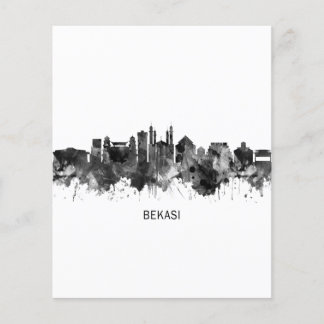 Bekasi Indonesia Skyline BW Flyer