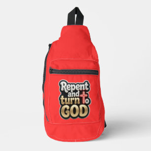 Bekehrt euch und wendet euch Gott zu - Christlich Crossbody Bag