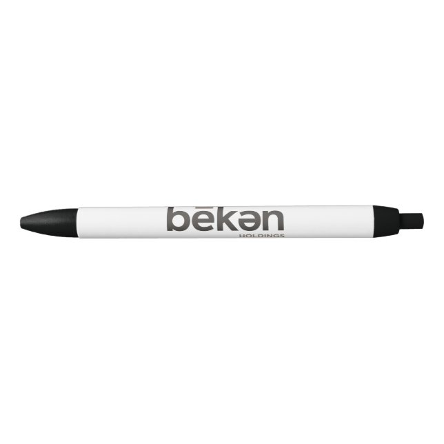 Beken Holdings Black Trim Pen Kugelschreiber (Vorderseite)