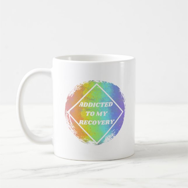 Bekennt sich zu meiner Erholung - NA Narcotics ano Kaffeetasse (Links)