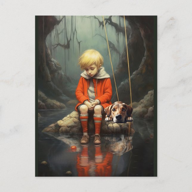 beklagend postkarte (Vorderseite)