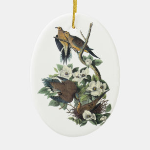 Beklagentaube, John Audubon Keramik Ornament