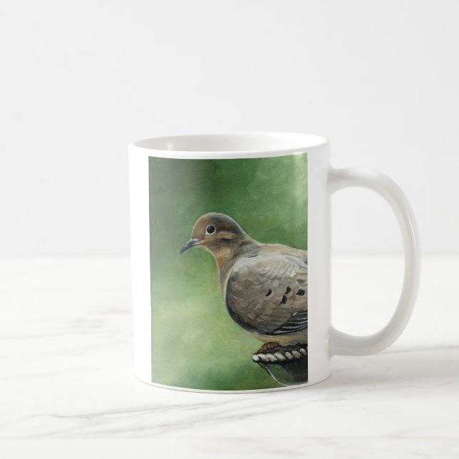 Beklagentauben-Kunst-Tasse Kaffeetasse (Rechts)