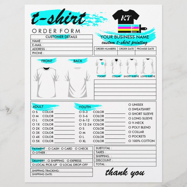 Bekleideter T - Shirt für Wärmeübertragung Druckau Flyer (Vorne)