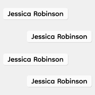 Bekleidung aus individuelle Name oder Firmennamen Etiketten