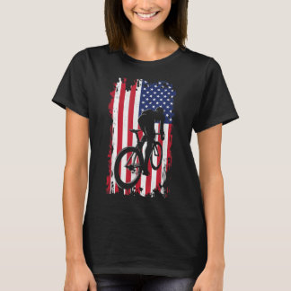 Bekleidung für Fahrradfahrer der amerikanischen Fl T-Shirt