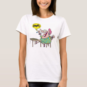 Bekleidung für Frauen, Fine Jersey T - Shirt/Bingo T-Shirt