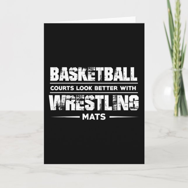 Bekleidung für Jugendliche Wrestling Karte (Vorderseite)