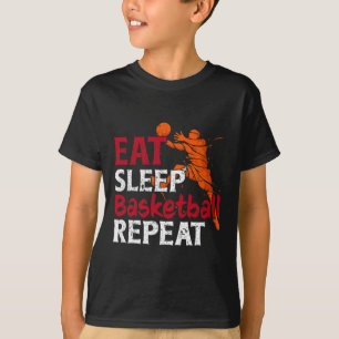 Bekleidung Lustig Skelett Essen Schlafen Skelett W T-Shirt