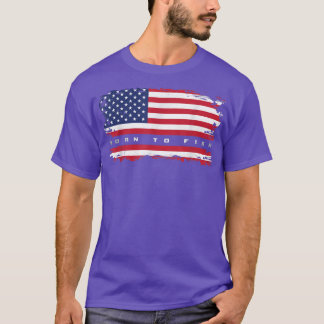 Bekleidung unter amerikanischer FlaggeFischerei 53 T-Shirt