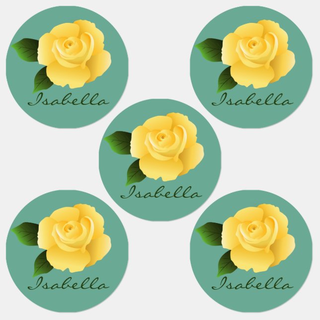 Bekleidung von Bienen und Rose Etiketten (Gruppe)