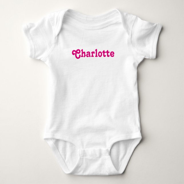Bekleidungsbaby Charlotte Baby Strampler (Vorderseite)
