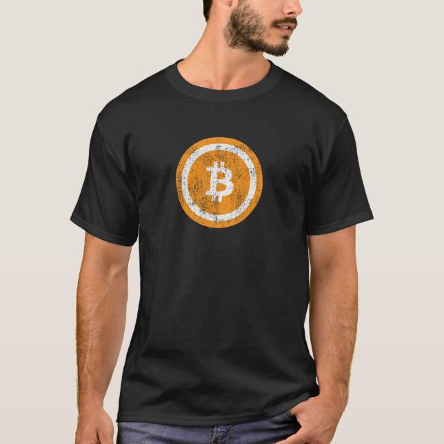 Beklemmendes Bitcoin-Logo - T - Shirt von Coin Ima (Vorderseite)
