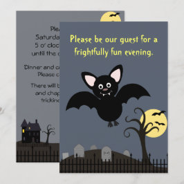 Bekloppte Halloween-Einladung Einladung