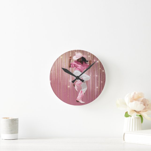 BEKOMMEN SIE IT GIRL #1 RUNDE WANDUHR (Zuhause)