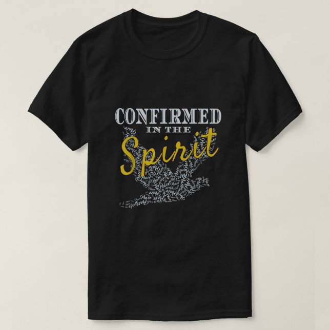 Bekräftigt in der Spirit-Bestätigung Friedenstaube T-Shirt (Design vorne)