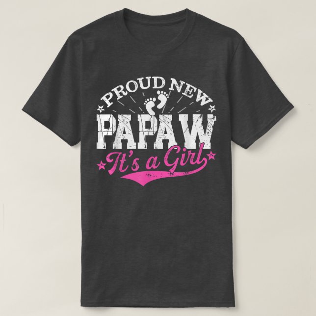 Bekundete Geschlechterperspektive: Neues Papa Es i T-Shirt (Design vorne)