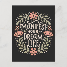 Bekundung deines Traumlebens Postkarte