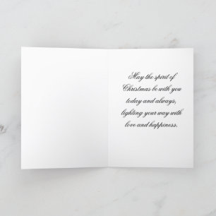 Bela Brown Weihnachts-Hoffnung! Feiertagskarte