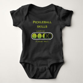 Beladung von Pickleball-Fähigkeiten - grün Baby Strampler
