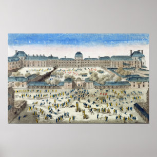 Belagerung des Chateau-DES Tuileries Poster