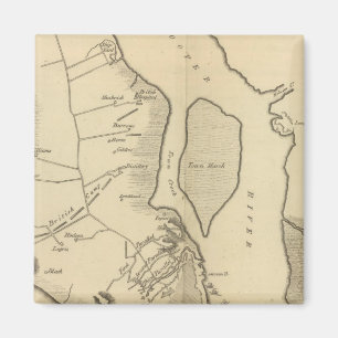 Belagerung von Charleston in S. Carolina Magnet