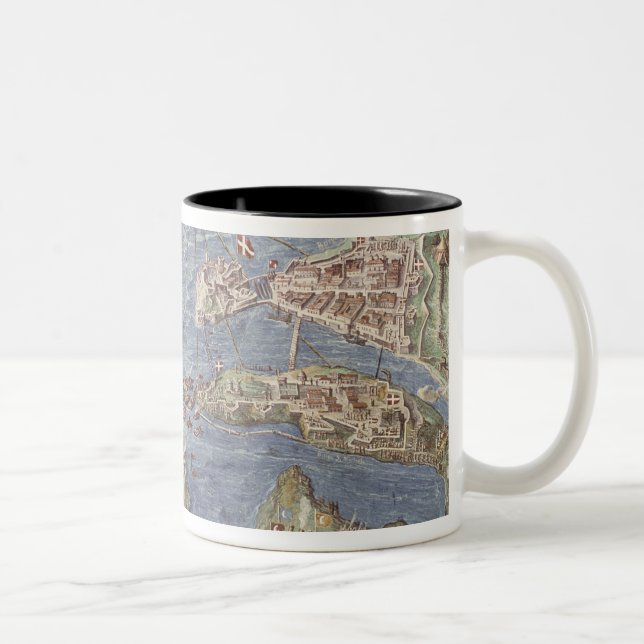 Belagerung von Malta Zweifarbige Tasse (Rechts)