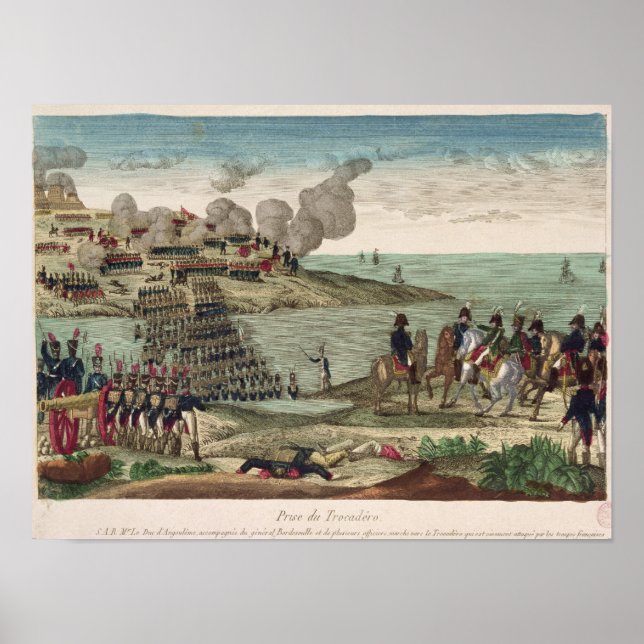 Belagerung von Trocadero Poster (Vorne)