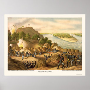Belagerung von Vicksburg durch Kurz und Allison 18 Poster