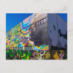 Belarus Беларусь Minsk Architektur Graffiti Wisent Postkarte