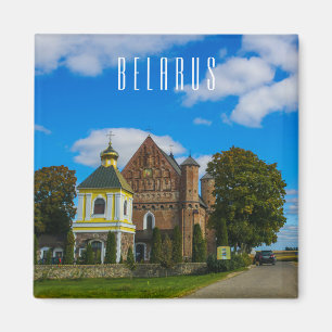 Belarus Б л а с е р Synkavichy Church Architecture Magnet