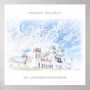 Belarus Burg Kosava Burg Architektur Naturposter Poster