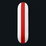 Belarus Flag (Red and White) Skateboard<br><div class="desc">This design features an historical flag of Belarus, which was originally used by the Belarusian Democratic Republic in 1918, before Belarus became a Soviet Republic, and again after it regained its independence in 1991 until the 1995 referendum. Opposition groups in Belarus have continued to use this flag as a sign...</div>