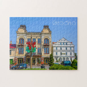 Belarus Grodno Altstadt Architektur Menschen