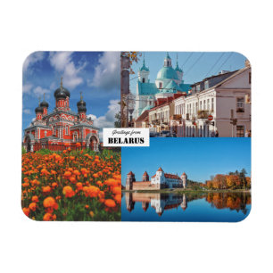 Belarus Grüße Gordno Mir Borisov Architektur Magnet
